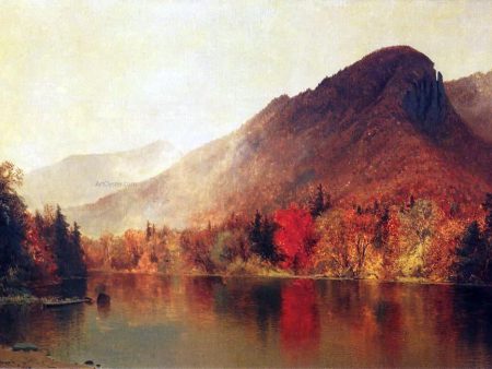 Eagle Cliff, Franconia, New Hampshire by Jervis McEntee - Hand-Painted Oil Painting on Canvas For Cheap