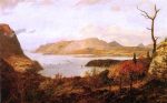 The Hudson River from Fort Putnam, near West Point by Jasper Francis Cropsey - Hand-Painted Oil Painting on Canvas For Cheap