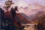 In the Highlands of the Hudson by Jasper Francis Cropsey - Hand-Painted Oil Painting on Canvas Online Hot Sale