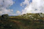 A Murky Day by Joseph Rodefer De Camp - Hand-Painted Oil Painting on Canvas Hot on Sale