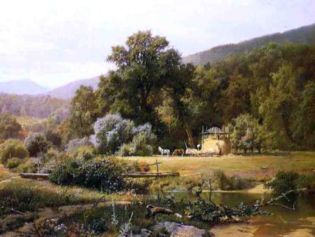 Summer in the Blue Ridge by Hugh Bolton Jones - Hand-Painted Oil Painting on Canvas Online Sale