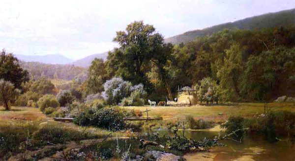 Summer in the Blue Ridge by Hugh Bolton Jones - Hand-Painted Oil Painting on Canvas Online Sale