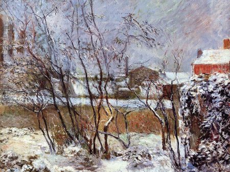 Snow, Rue Carcel by Paul Gauguin - Hand-Painted Oil Painting on Canvas Discount