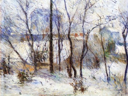 Snow at Vaugirard by Paul Gauguin - Hand-Painted Oil Painting on Canvas on Sale