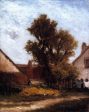 The Tree in the Farm Yard by Paul Gauguin - Hand-Painted Oil Painting on Canvas Fashion