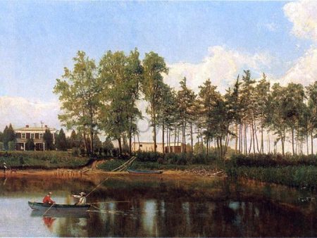 Charles River Maryland by Hugh Bolton Jones - Hand-Painted Oil Painting on Canvas Hot on Sale