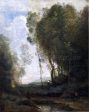 The Edge of the Forest by Jean-Baptiste-Camille Corot - Hand-Painted Oil Painting on Canvas on Sale