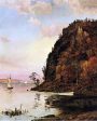 Under the Palisades, in October by Jasper Francis Cropsey - Hand-Painted Oil Painting on Canvas Hot on Sale