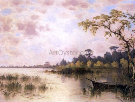 Bayou Landscape by Joseph R Meeker - Hand-Painted Oil Painting on Canvas Supply