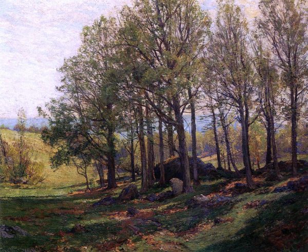 Maples in Spring by Hugh Bolton Jones - Hand-Painted Oil Painting on Canvas on Sale