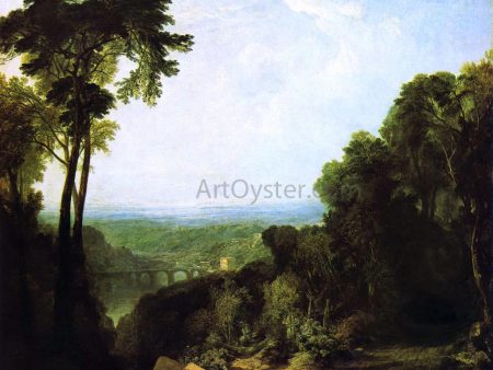 Crossing the Brook by Joseph William Turner - Hand-Painted Oil Painting on Canvas Discount