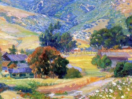 The Jeweled Hills by Joseph Kleitsch - Hand-Painted Oil Painting on Canvas on Sale