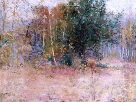 Study for  Indian Summer  by John Leslie Breck - Hand-Painted Oil Painting on Canvas on Sale