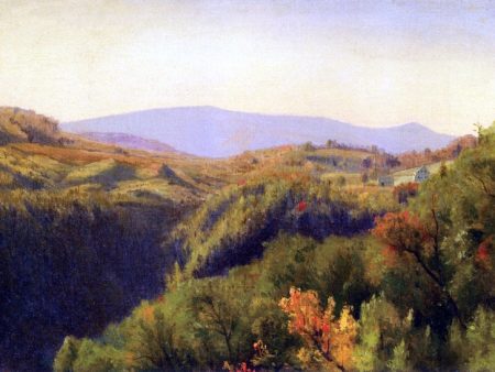 Kauterskill Clove by Jervis McEntee - Hand-Painted Oil Painting on Canvas Discount