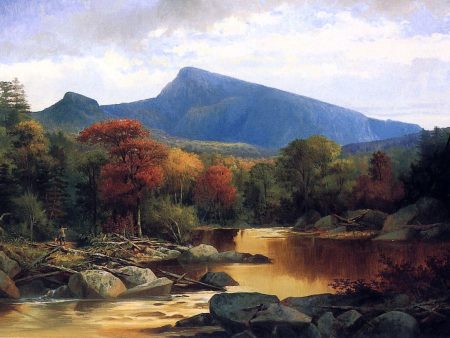 Mount Carter - Autumn in the White Mountains by John Mix Stanley - Hand-Painted Oil Painting on Canvas Hot on Sale