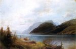 Sagne Fjord by Herman Herzog - Hand-Painted Oil Painting on Canvas Online