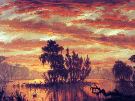 Bayou Plaquemines by Joseph R Meeker - Hand-Painted Oil Painting on Canvas Hot on Sale