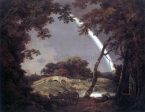 Landscape with Rainbow by Joseph Wright - Hand-Painted Oil Painting on Canvas Sale