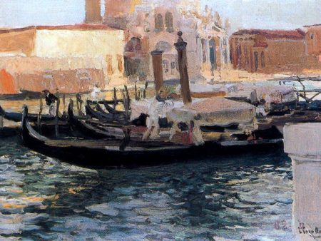 La Salute, Venice by Joaquin Sorolla Y Bastida - Hand-Painted Oil Painting on Canvas Online Hot Sale