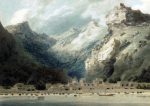 Cetera, Gulf of Salerno by John Robert Cozens - Hand-Painted Oil Painting on Canvas Supply