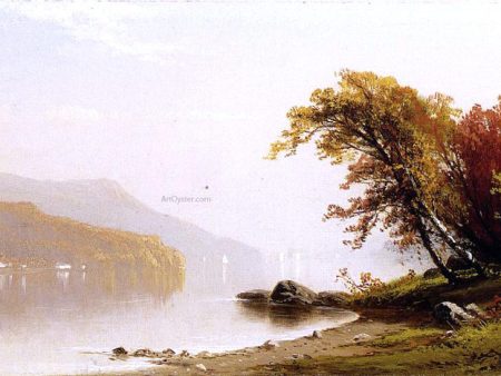 Autumn on the Lake by Alfred Thompson Bricher - Hand-Painted Oil Painting on Canvas Fashion