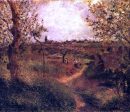 A Path Across the Fields by Camille Pissarro - Hand-Painted Oil Painting on Canvas on Sale