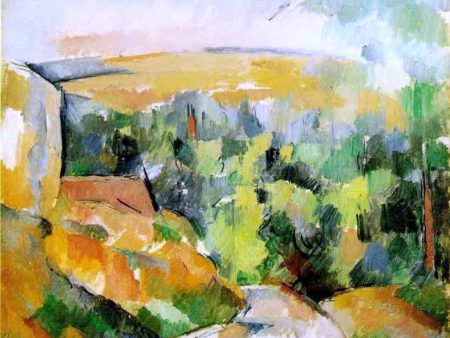 A Bend in the Road by Paul Cezanne - Hand-Painted Oil Painting on Canvas Online Sale