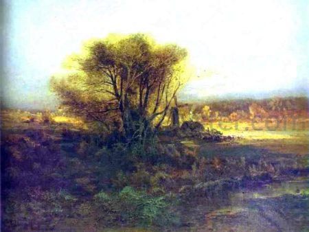 Autumn by Alexei Kondratevich Savrasov - Hand-Painted Oil Painting on Canvas Cheap