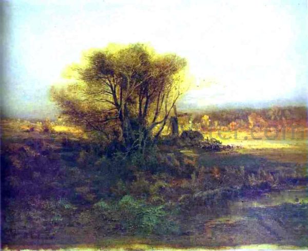 Autumn by Alexei Kondratevich Savrasov - Hand-Painted Oil Painting on Canvas Cheap