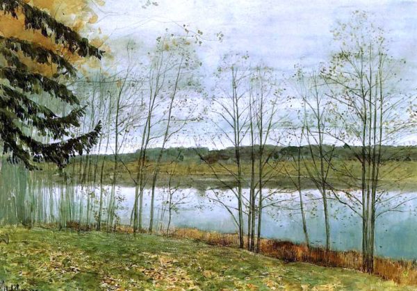 Autumn by Isaac Ilich Levitan - Hand-Painted Oil Painting on Canvas Supply