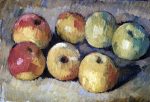 Apples by Paul Cezanne - Hand-Painted Oil Painting on Canvas Online Hot Sale