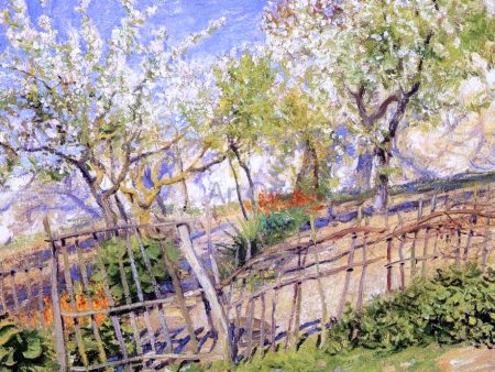 Blossoms and Wallflowers by Guy Orlando Rose - Hand-Painted Oil Painting on Canvas on Sale