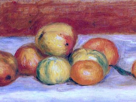 Apples and Manderines by Pierre Auguste Renoir - Hand-Painted Oil Painting on Canvas Online