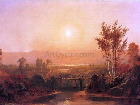 Autumn Light on the Ramapo River by Jasper Francis Cropsey - Hand-Painted Oil Painting on Canvas For Cheap