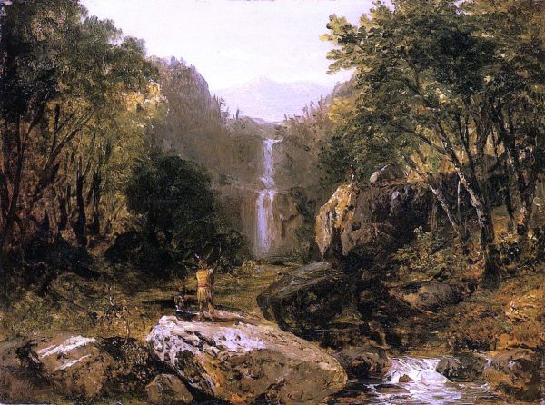 Catskill Mountain Scenery by John Frederick Kensett - Hand-Painted Oil Painting on Canvas Supply