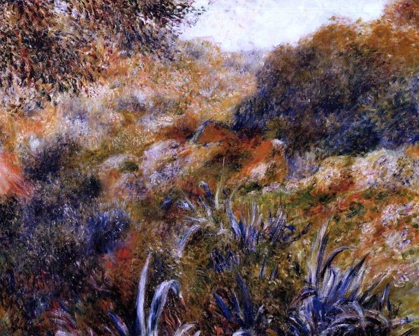 Algerian Landscape (also known as The Ravine of the Wild Women) by Pierre Auguste Renoir - Hand-Painted Oil Painting on Canvas Discount