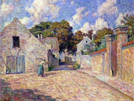 A Village Entrance by Henri Lebasque - Hand-Painted Oil Painting on Canvas Sale