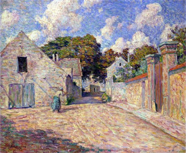 A Village Entrance by Henri Lebasque - Hand-Painted Oil Painting on Canvas Sale