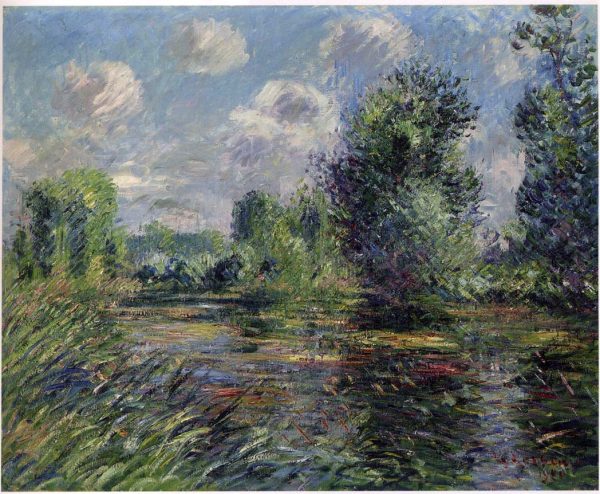 Woods near Eure River by Gustave Loiseau - Hand-Painted Oil Painting on Canvas Hot on Sale