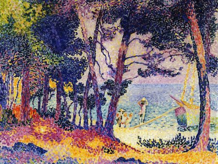 A Pine Wood, Provence by Henri Edmond Cross - Hand-Painted Oil Painting on Canvas For Cheap