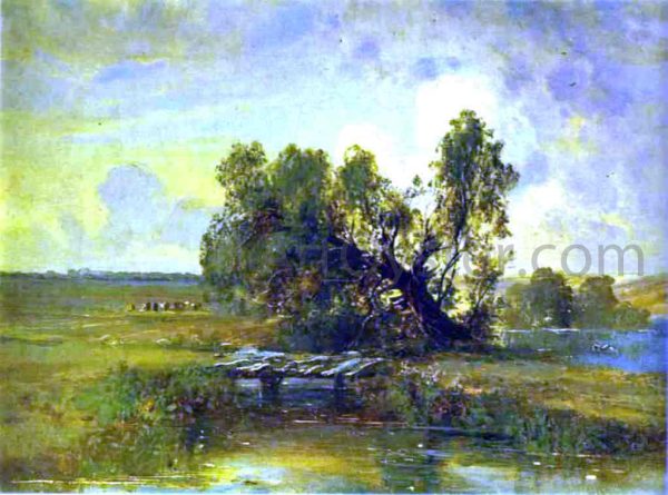 After a Thunderstorm by Alexei Kondratevich Savrasov - Hand-Painted Oil Painting on Canvas Sale