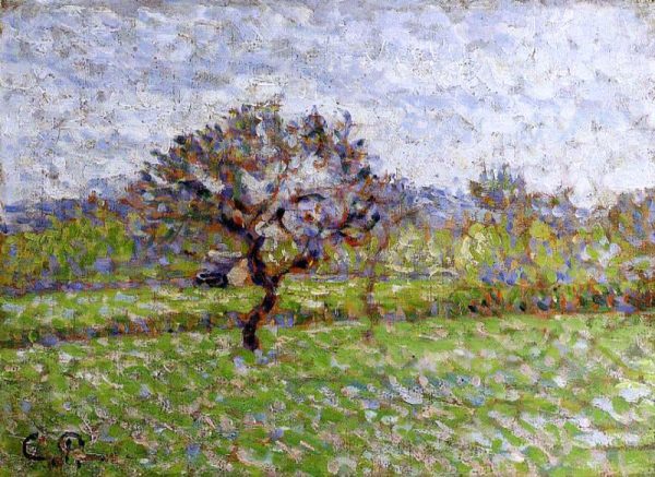 An Apple Tree at Eragny by Camille Pissarro - Hand-Painted Oil Painting on Canvas Online