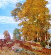 Autumn Hilltop, New England by Frederick Childe Hassam - Hand-Painted Oil Painting on Canvas Online now