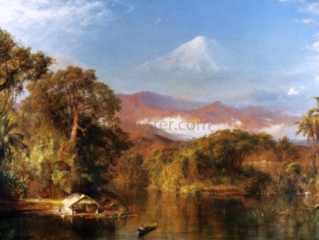 Chimborazo by Frederic Edwin Church - Hand-Painted Oil Painting on Canvas Cheap