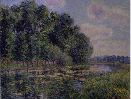 By the Eure River in Summer by Gustave Loiseau - Hand-Painted Oil Painting on Canvas Discount