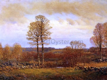 Autumn Morning by Dwight W Tryon - Hand-Painted Oil Painting on Canvas Online Sale