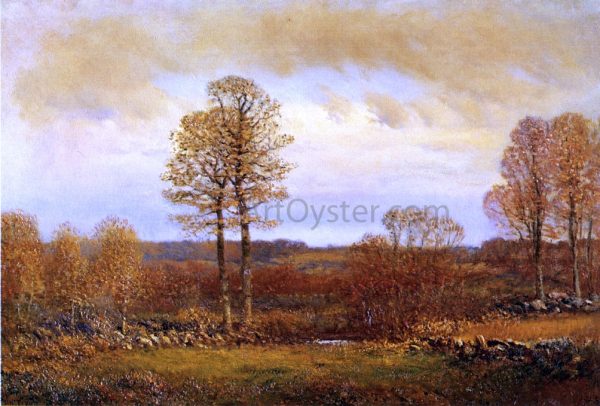 Autumn Morning by Dwight W Tryon - Hand-Painted Oil Painting on Canvas Online Sale