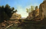 Chinchin Valley at Ile-sur-la-Sourgue, Vacluse by Paul-Camille Guigou - Hand-Painted Oil Painting on Canvas Discount