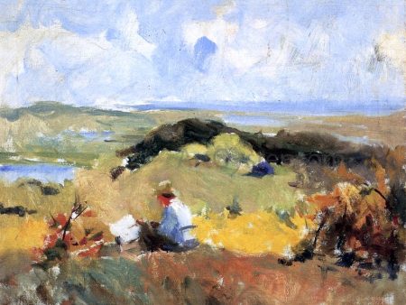 Artist in Plein Air by Charles Webster Hawthorne - Hand-Painted Oil Painting on Canvas Online Hot Sale