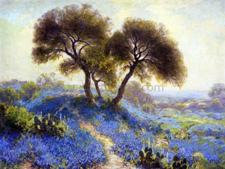 A Spring Morning, Bluebonnets, San Antonio by Julian Onderdonk - Hand-Painted Oil Painting on Canvas Online